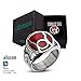 DC Comics Red Lantern Corps Stainless Steel Red Enamel Blackest Night Rage Ring