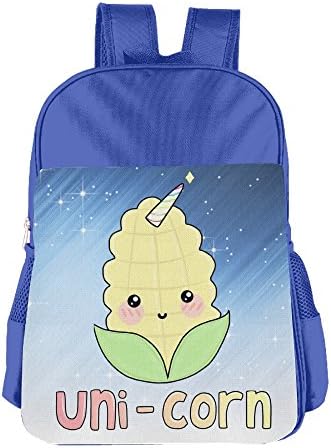 Ongshuquwe Uni-corn Leisure Children Cute Cartoon Schoolbag RoyalBlue