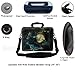 Meffort Inc 17 Inch Neoprene Laptop Bag with Extra Side Pocket, Soft Carrying Handle & Removable Shoulder Strap Fit 16