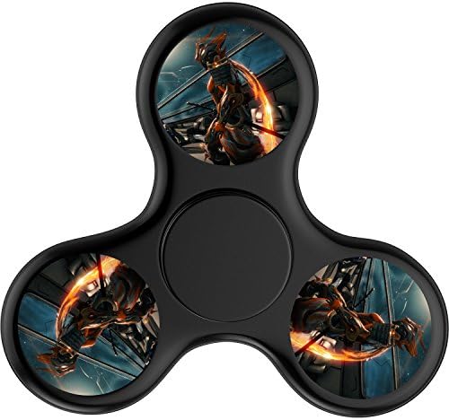 GGGfight-For WarFrame Fidget Spinner High Speed Bearing ADHD Focus Anxiety Relief Toys for Children and Adults-black