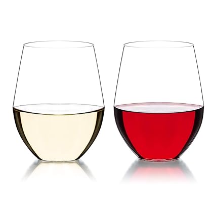 Michley Stemless Plastic Red Wine Glass 470ml 16oz Large