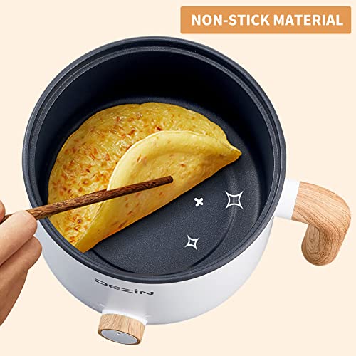 Dezin Electric Cooker, 1.5L Portable Ramen Cooker with Nonstick Coating