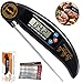 DILISS Instant Read Meat Thermometer, Super Fast Accurate Cooking Thermometer Electronic Kitchen Thermometer with Digital LCD, Collapsible Internal Probe for Food, Candy, Milk, Coffee, Tea, BBQ Grill
