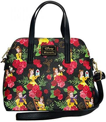 Belle Beauty and the Beast Disney Floral Crossbody Purse