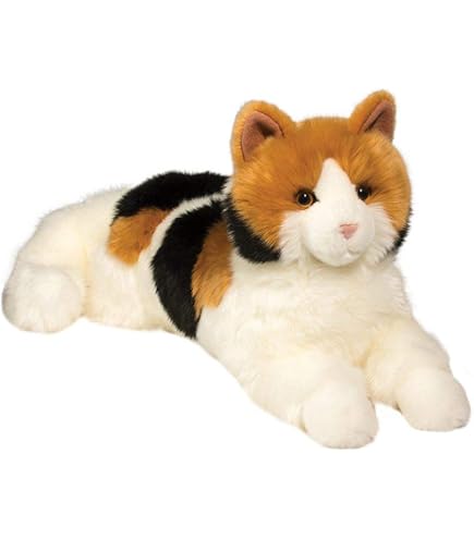 Douglas Cuddle Plush 8" Maps Calico Cat Stuffed Animal - Super Soft Floppy Plush Toy - View #6