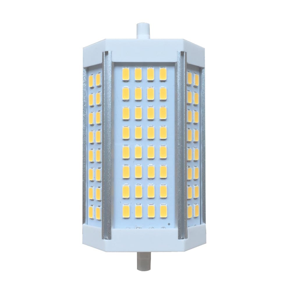 R7S 118mm LED Bulb 30W, Double Ended J Type Flood Lights, 200W Halogen Bulb Equivalent, 3000 lm, Dimmable Wall Security Floor Standing Lamp for Household and Work (Warm White 3000K)