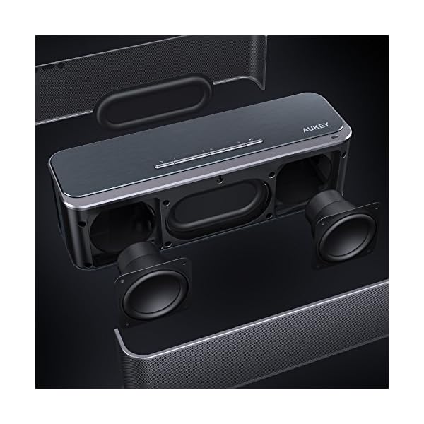 AUKEY-Bluetooth-Speaker-with-Enhanced-Bass-and-Bluetooth-40-for-iPhone-iPad-Samsung-Nexus-HTC-Laptops-and-More