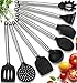 Silicone Cooking Utensils Kitchen Utensil set - 11 Stainless Steel Silicone Kitchen Utensils Set - Silicone Utensil Set Spatula Set - Silicone Utensils Cooking Utensil Set - Kitchen Tools and Gadgets