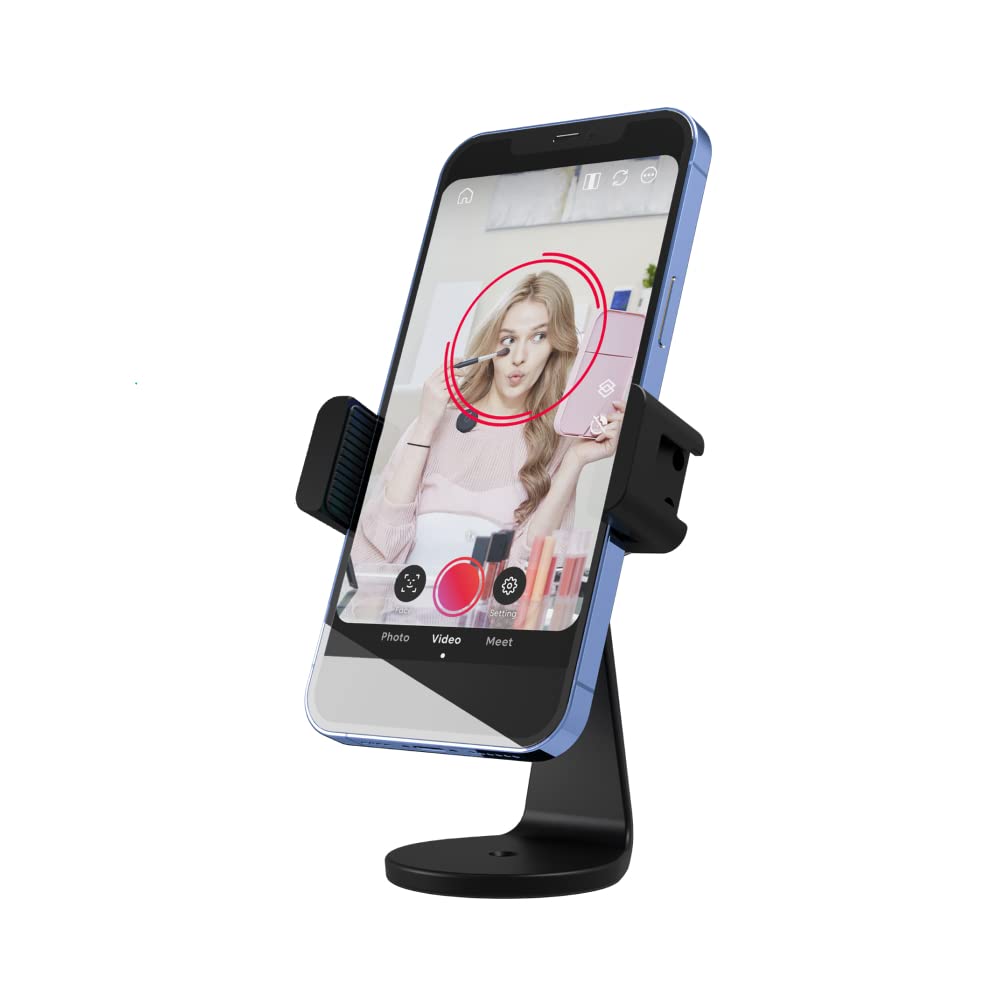 Pivo Smart Mount Adjustable 360° Vertical and Horizontal Smartphone Aluminum Holder Stand with Universal Clamp Adapter ¼ inch Thread for Tripods — image 1