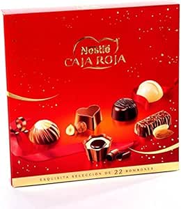 CAJA ROJA BOMBONES ESTUCHE 200 GR : Amazon.es: Juguetes y juegos