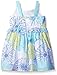 Gymboree Toddler Girls' Mint and Yellow Floral Dress, Multi, 3T