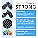 U.S. Jaclean Foot Reflexology Sandals for Mens Womens Therapeutic Acupressure Magnetic Massaging Sandals Slippers Accu Step (XL(M10.5-12))