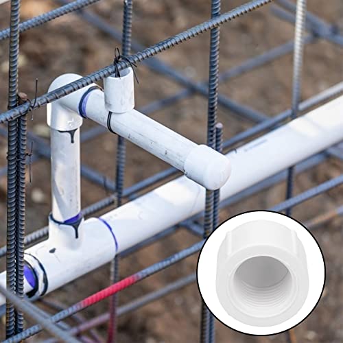 20Pack 1/2 Inch Female PVC Pipe End Cap 1/2 Inch Female Threaded Plug