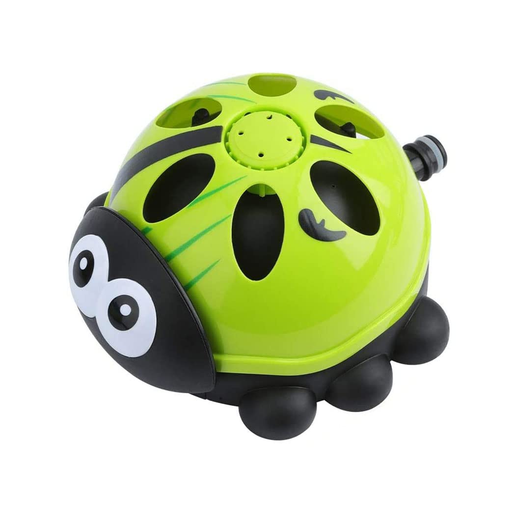 Binnan Ladybug-Shaped Garden Water Sprinkler Toy, Green, Ages 1+, Unisex, Whimsical