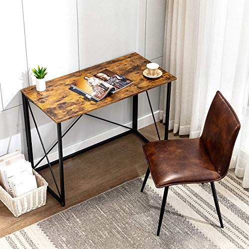 Bonzy Home Foldable Study Computer Desk 40" Home Office Student Writing
