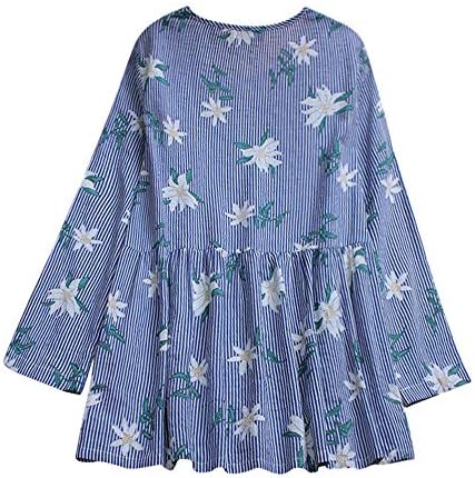 Mounter Women Blouse Tops, Ladies Long Sleeve Polka Dot Loose Blouse Pullover Button Shirt Tunic Tops
