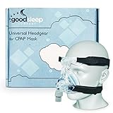 CPAP Headgear Replacement Straps - Ultra Comfortable, Compatible with Most Masks - Tight Seal 4 Point Connection System [Mask & Clips NOT Included - See List]