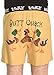 Lazy One Mens Butt Quack-Duck Boxers, Tan, Medium