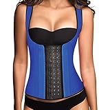 Ann Chery Womens Chaleco Contrast Trim Latex Core Waist Cincher