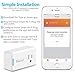 Alexa Smart Wifi Plug Mini - Voion 2018 Smart Plug Wifi Socket Outlet for Smart Home Lights Speaker Appliances Control UL Listed - 2 Pack
