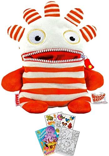 Worry Eater Saggo Small Plush with Kids Coloring Book
