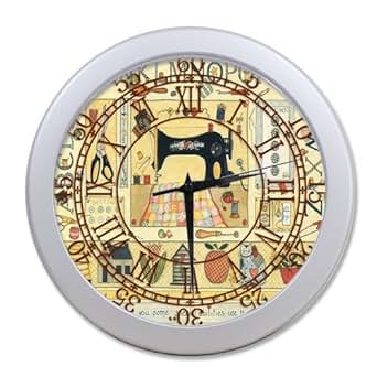 Amazon.com: Old Sewing Machine Wall Clock-9.65" in