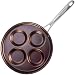 TECHEF - Eggcelente Pan, Swedish Pancake Pan, Plett Pan, Multi Egg Pan, Coated with New Teflon Select/Non-stick Coating (PFOA Free) (Purple)