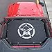 Durable Mesh Sunshade Top Cover Provides UV Sun Shade Protection for 2007-2017 Jeep Wrangler JK JKU-2 Door Skull