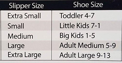 slipper size