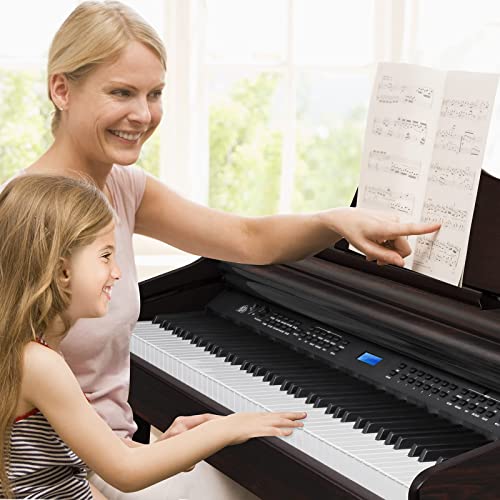 Digital Piano, 88 Keys Weighted Hammer Action Home Digital Piano Bundle