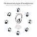 Aluminum Headphone Stand Headset Holder New Bee Headset Stand/Hanger for All Headphone Sizes (Silver)
