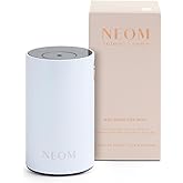 NEOM Wellbeing Pod Mini+ Essential Oil Diffuser, White | Waterless, Wireless &amp; Portable - Car, Office or Home