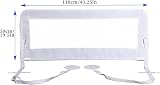 Dreambaby Maggie Toddler Bed Guard Foldable Safety Rail 110x50 cm view 9
