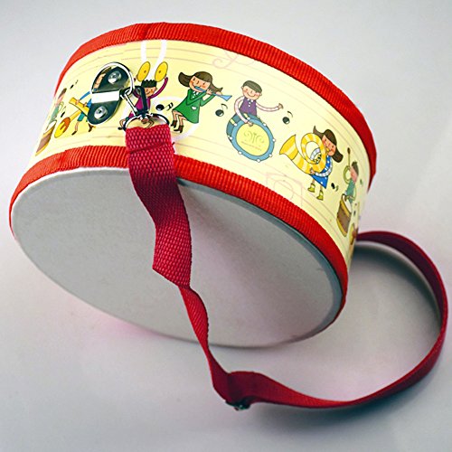 Ireav Drum Wood Kids Early Educational Musical Instrument for Children Baby Toys Beat Instrument Hand Drum Toys - Thumbnail 2