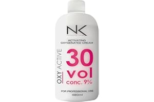 NK PROFESSIONAL CARE NK Oxy Active Developer – Peroxide Cream with Castor Oil | Stabilizing Oxidizing Cream for Professional Hair Coloring | 480 ml -16 oz (30 VOL)