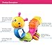 Coolecool Lovely Worm Rattle Toys Baby Toys 6 to 12 Months with Rotary Head, Holding Rings, Colorful Beads, Small Mirror and Twisting Game (Multicolored)