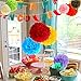43PCS Fiesta Party Cinco de Mayo Party Decorations Set Mexican Party Birthday Party Supply Colorful Tissue Pom Poms Hanging Paper Fans Banner