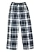 Ultra Soft Unisex Youth 100% Cotton Flannel Pants – Classic Navy/White, Large