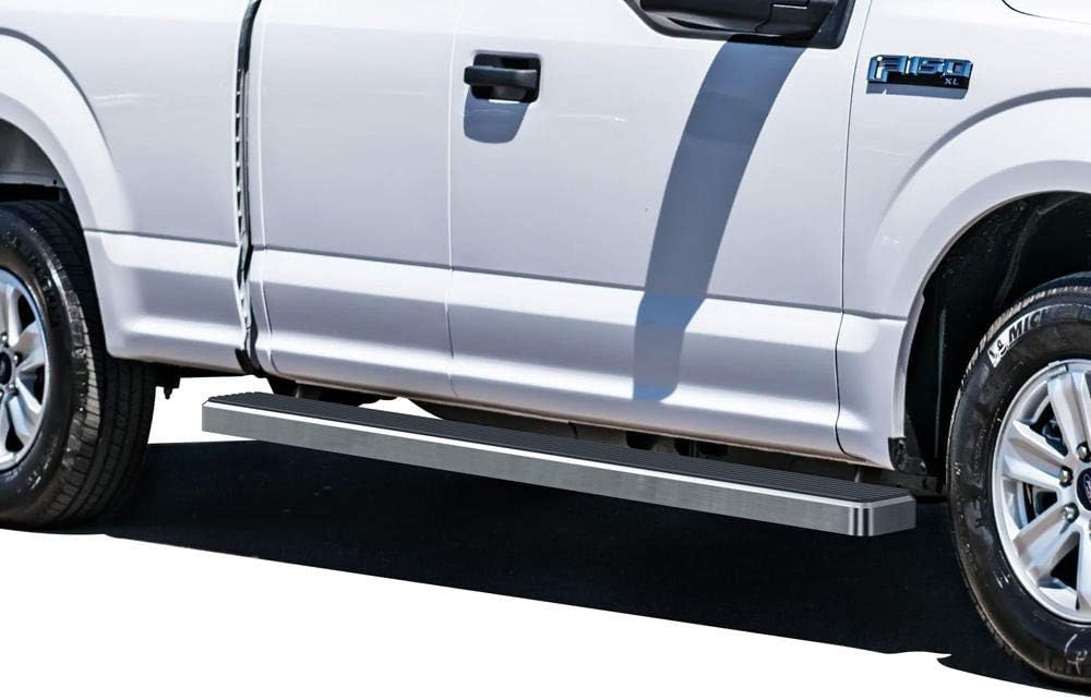 APS iBoard Running Boards 5 inches Custom Fit 20152020 Ford F150 Super Cab Pickup 4Door & 2017