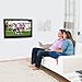 HD TV Antenna, WochiTV 50 Mile Range HD Supply Indoor Digital HDTV Antenna with Detachable Amplified Signal Booster,20ft High Performance Coax Cable for Free All Channel TV Programme(Transparent)