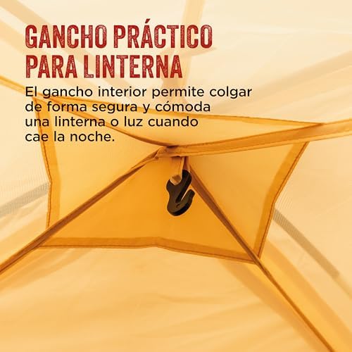 Tienda de campaña Darwin 3 Plus de Verano | Tienda Domo compacta para 3 Personas | Tienda de Camping Ligera | Tienda para Festivales y Senderismo | Impermeable 2000 mm | Transpirable