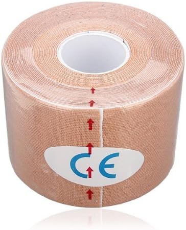 Digital Art Kinesiology Elastic Tape 5M5cm Rope Sports Physio Muscle Strain Injury Support Waterproof Breathable Muscle Tape for Sport Plantar Fasciitis Ankle Shin Splints