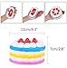 AOLIGE Jumbo Squishy Colorful Round Strawberry Cake Cream Scented Squishies Slow Rising Birthday Decompression Squeeze Toys Collection Stress Relief Toy Toy Hop Props, Decorative Props Large
