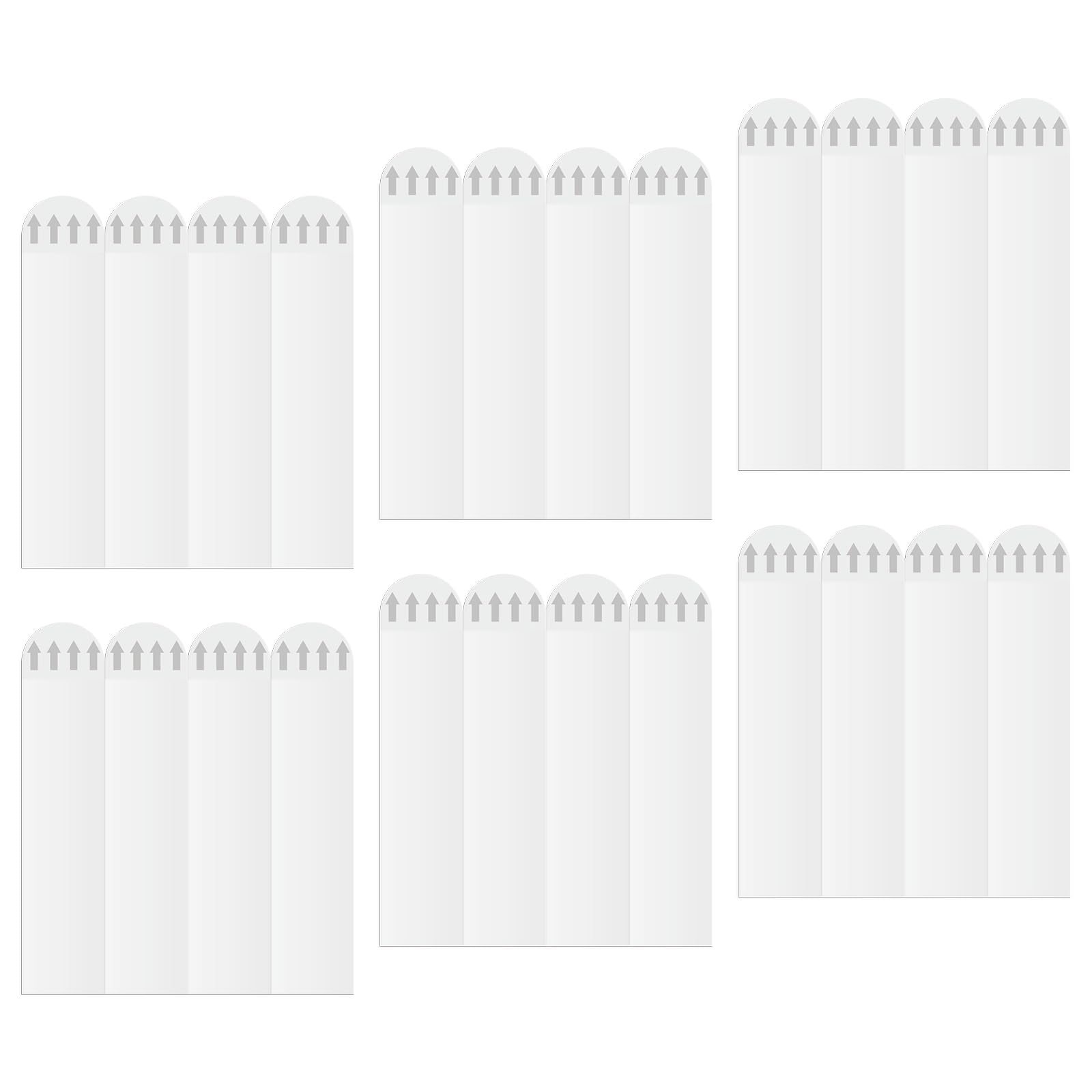 24PCS Small Damage Free Picture Hanging Strips, No Tools Wall Hanging Strips,Great for Living Spaces Picture Decor