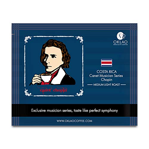OKLAO Canet Musiker Serie Chopin Drip Coffee Bag Kaffee 10 Stk. in Geschenkverpackung (10) – Bild 4