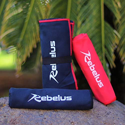 Rebelus-Microfiber-Sports-Towel-Gym-Yoga-Outdoor-Sports-Swimming-Beach-Camping-and-Physical-Activities-Color-Black-Small-16x32-inches