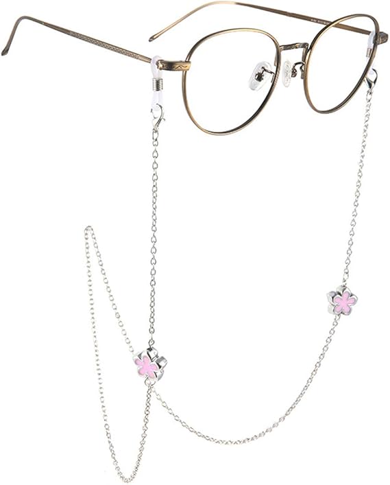Amazon Ymccool 眼鏡ストラップ メガネチェーン シンプル おしゃれ ネックレス チェーン 桜 眼鏡小物 通販