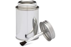 4 oz Steel Flat-Top Cans (Metal Delta Brush Cap)