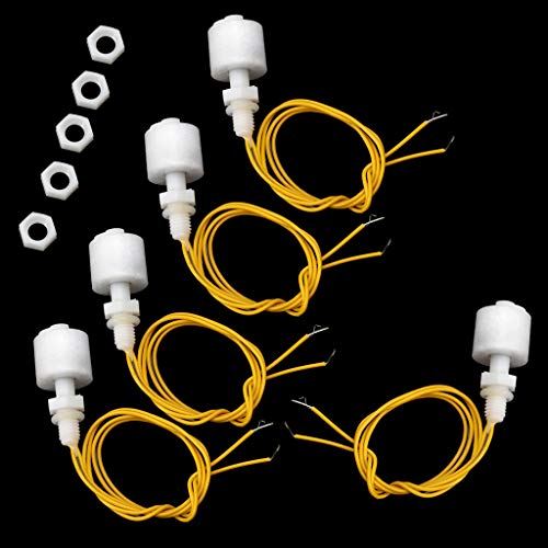 Ladaidra 5Pcs Water Level Sensor Vertical Float Switches Flow Measuring Instruments Tools