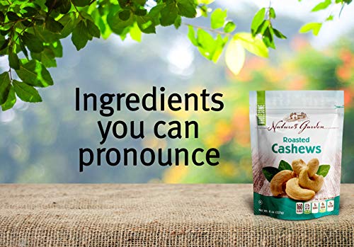 Nature's Garden Organic Cashews Roasted Unsalted - 8 oz.